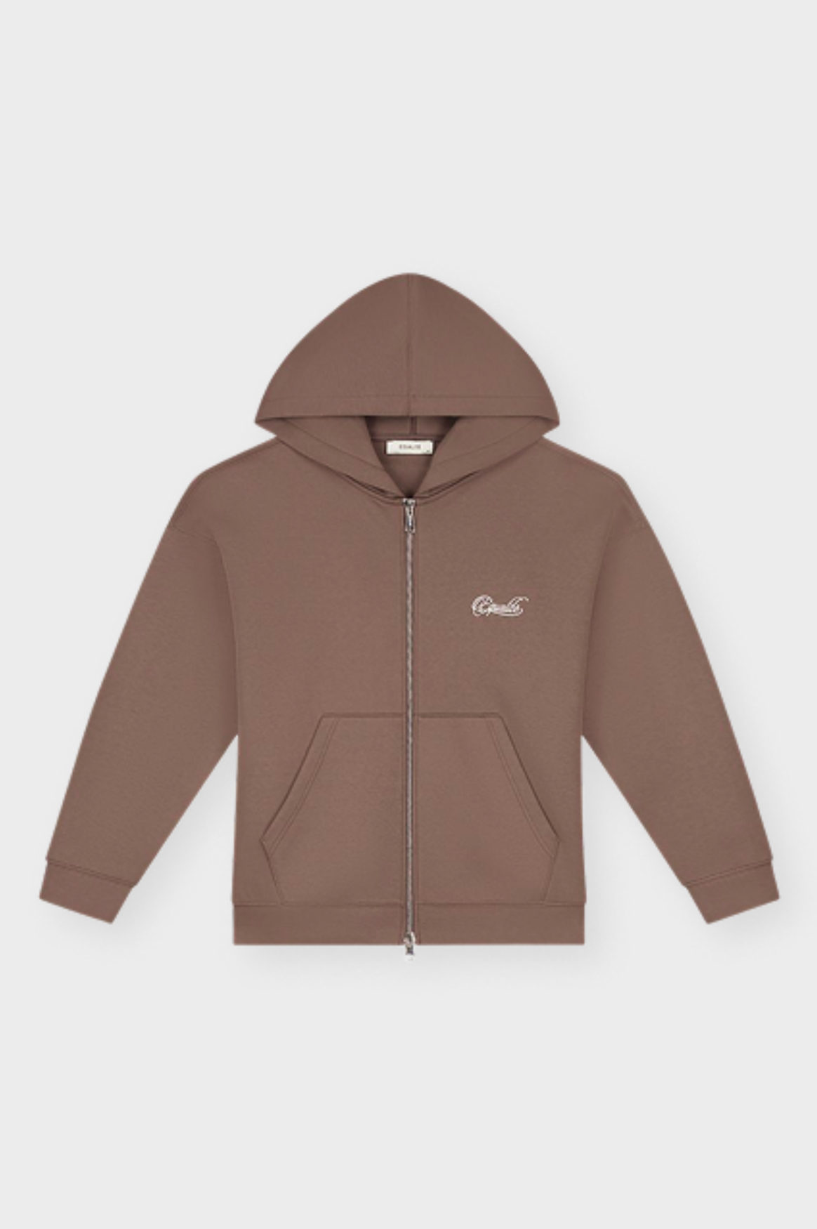 YUKI OVERSIZED SCUBA FULL ZIP HOODIE | TOBACCO