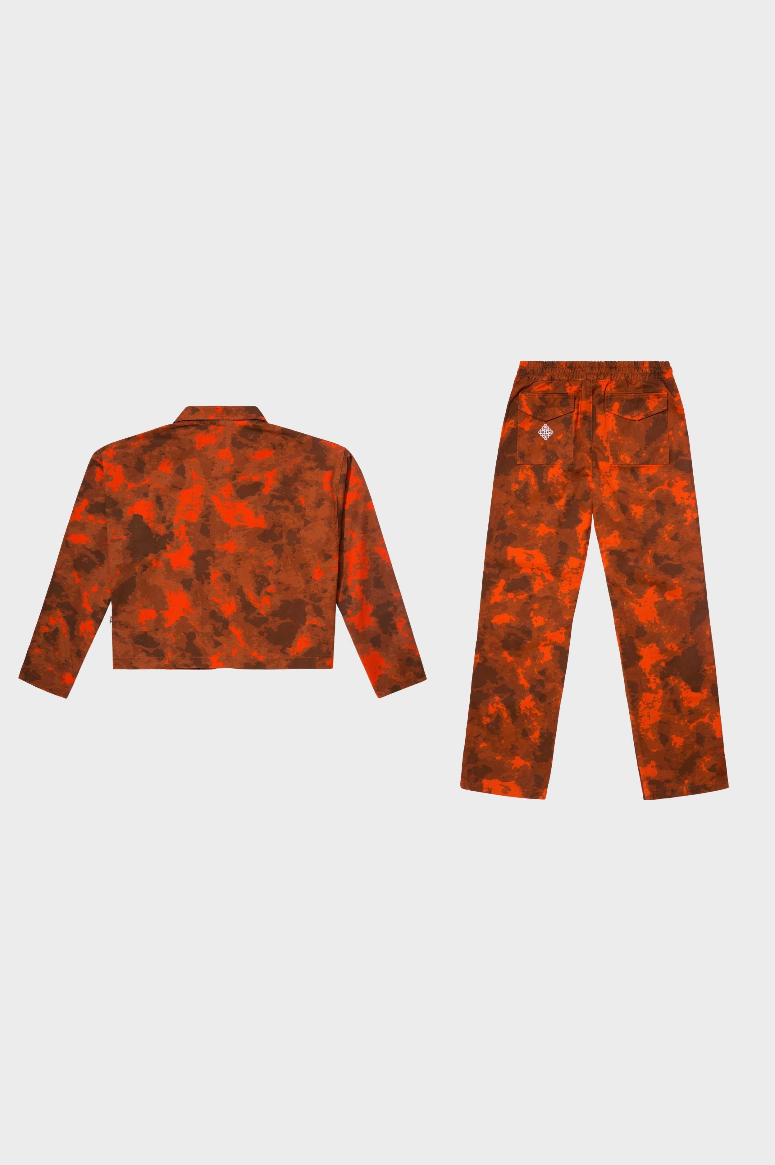 CAMO CARGO SET ORANGE