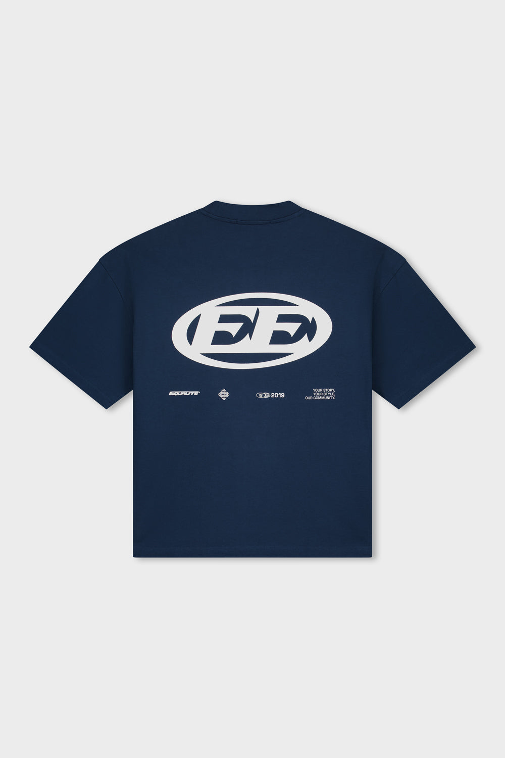 ARENA BOXY TEE | NAVY