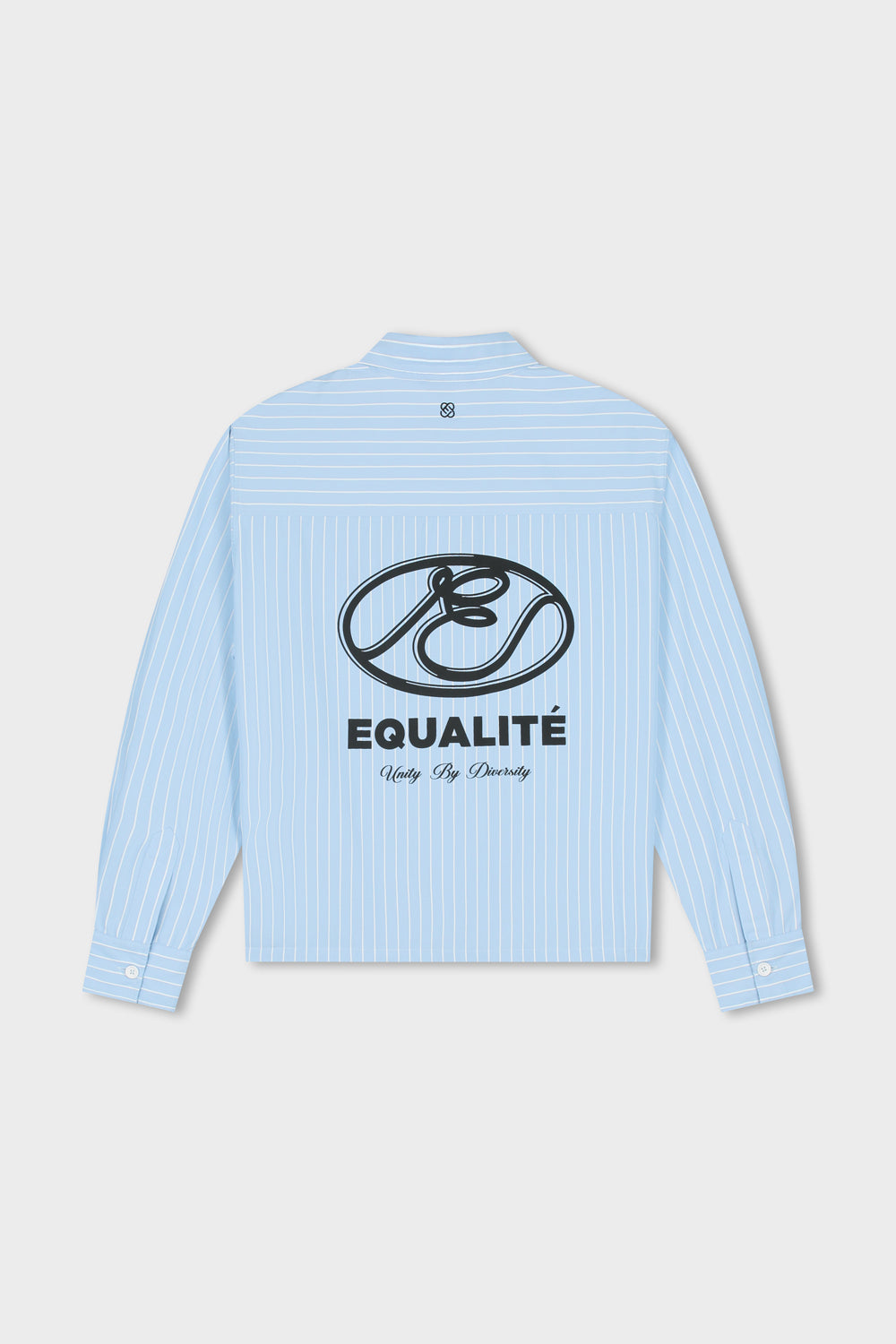 ARID BOXY LONGSLEEVE SHIRT | STRIPED BLUE