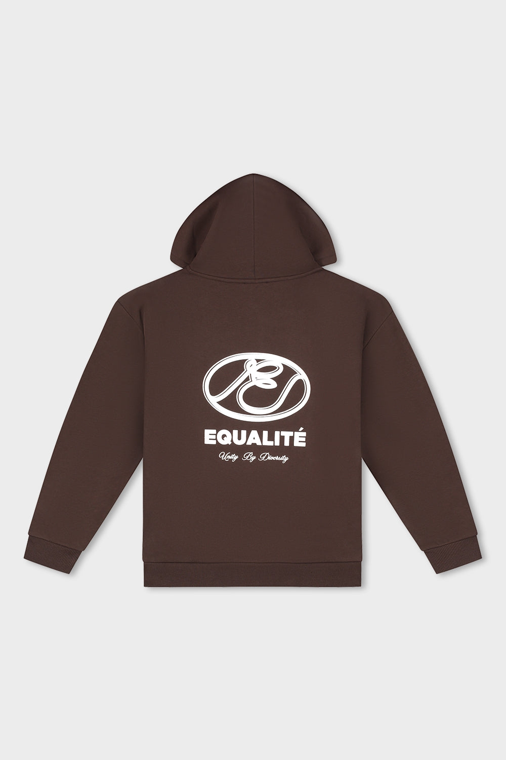 Arid Oversized Full Zip Hoodie | Brown
