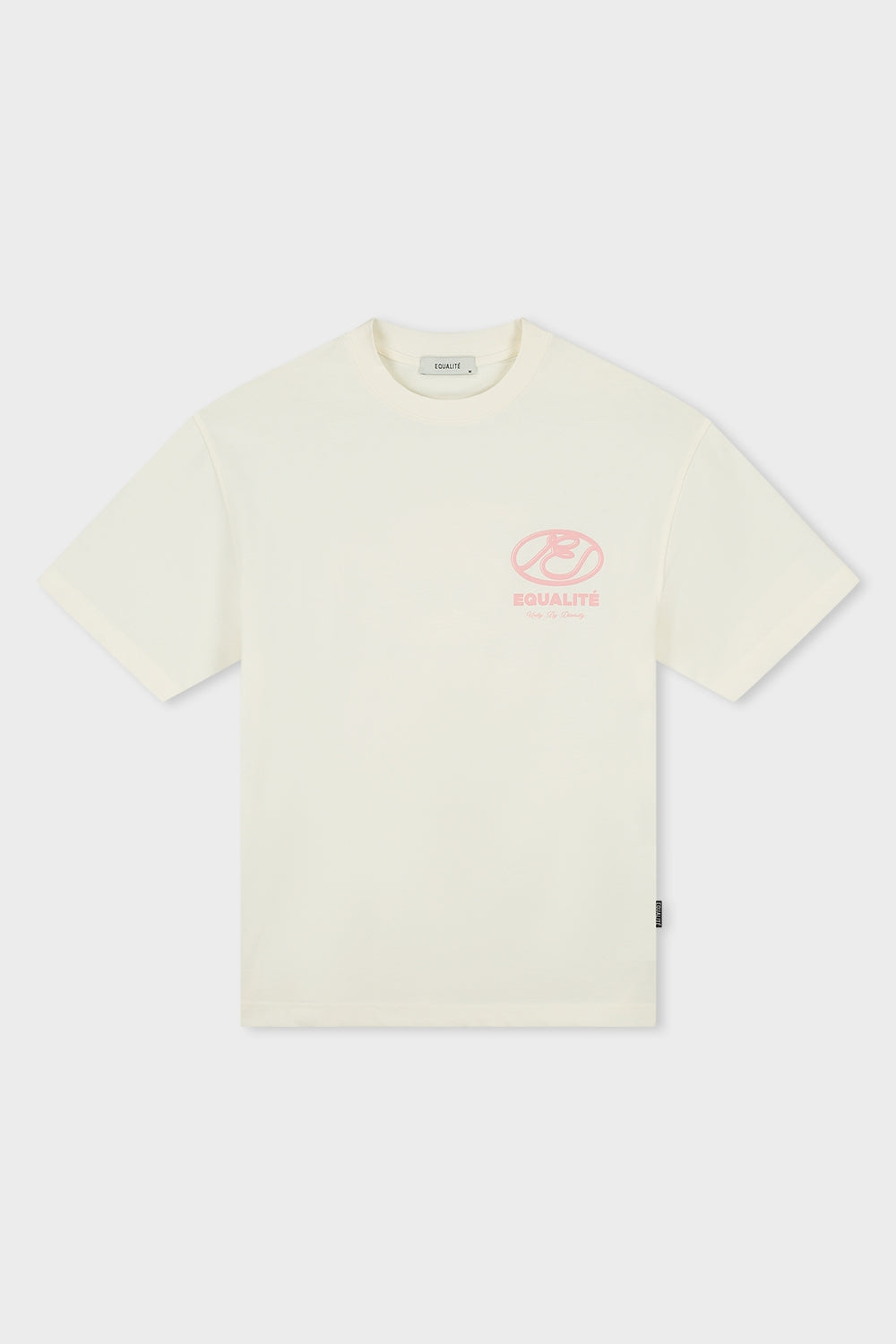 ARID OVERSIZED TEE | OFF-WHITE & PINK