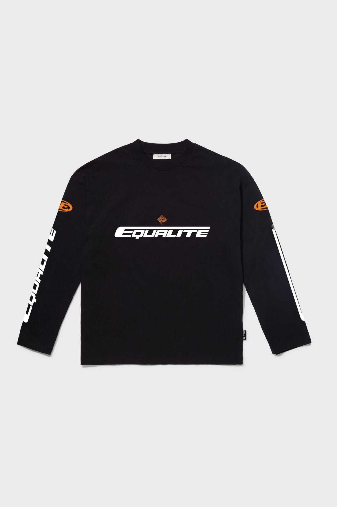 <tc>ADRENALINE LONGSLEEVE TEE | BLACK & ORANGE
</tc>