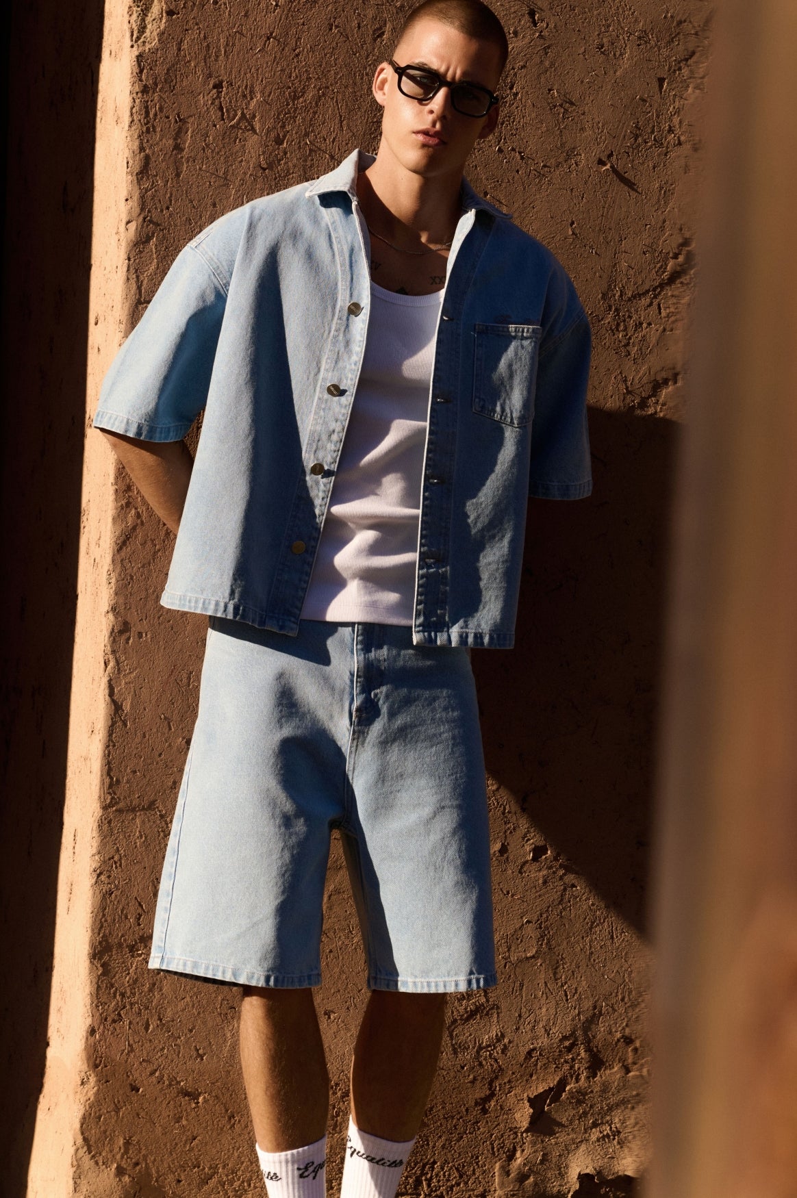 ASTRA DENIM BOXY SHIRT | BLUE