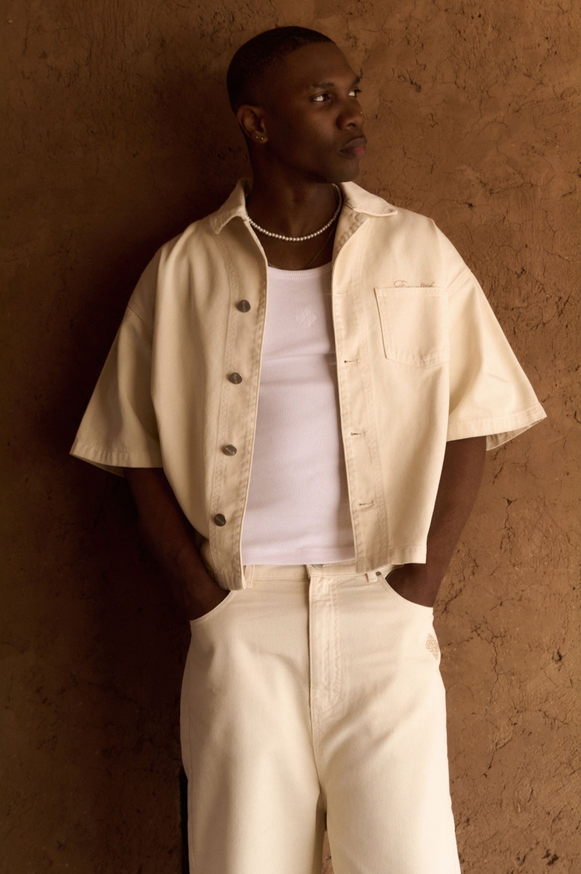 ASTRA DENIM BOXY SHIRT | OFF-WHITE