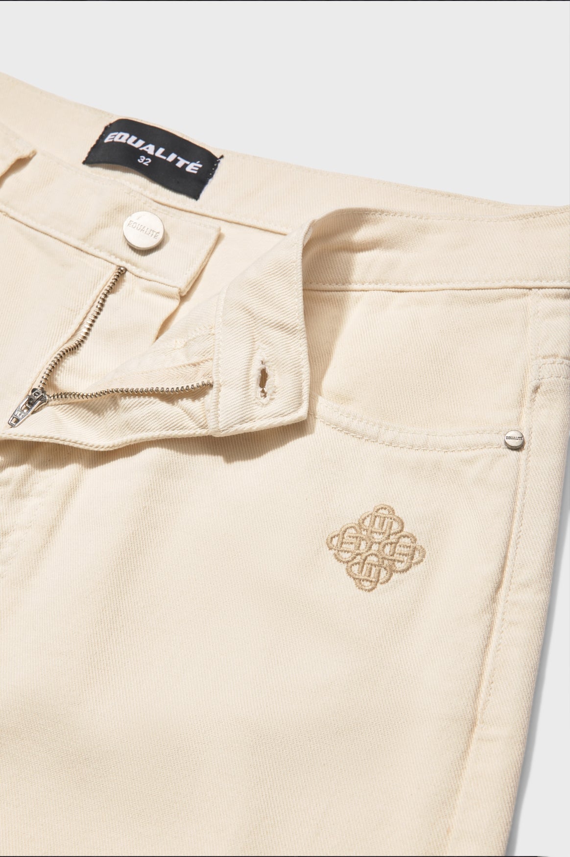ASTRA DENIM SHORTS | OFF-WHITE