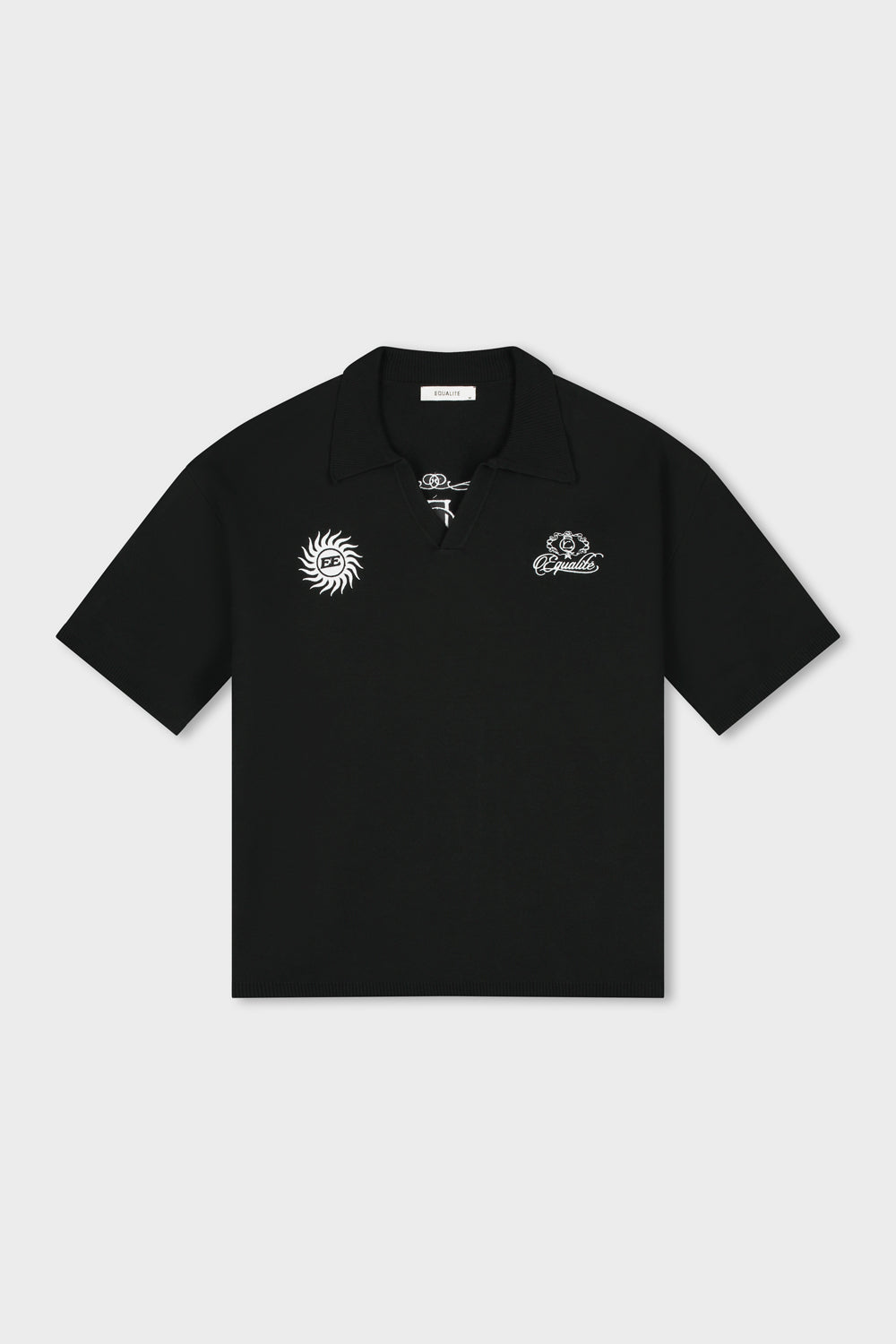 BEAU KNIT POLO | BLACK