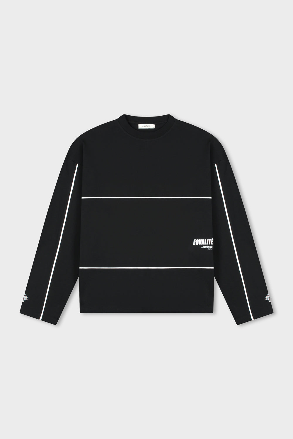 BRUNO LINE LONGSLEEVE TEE | BLACK