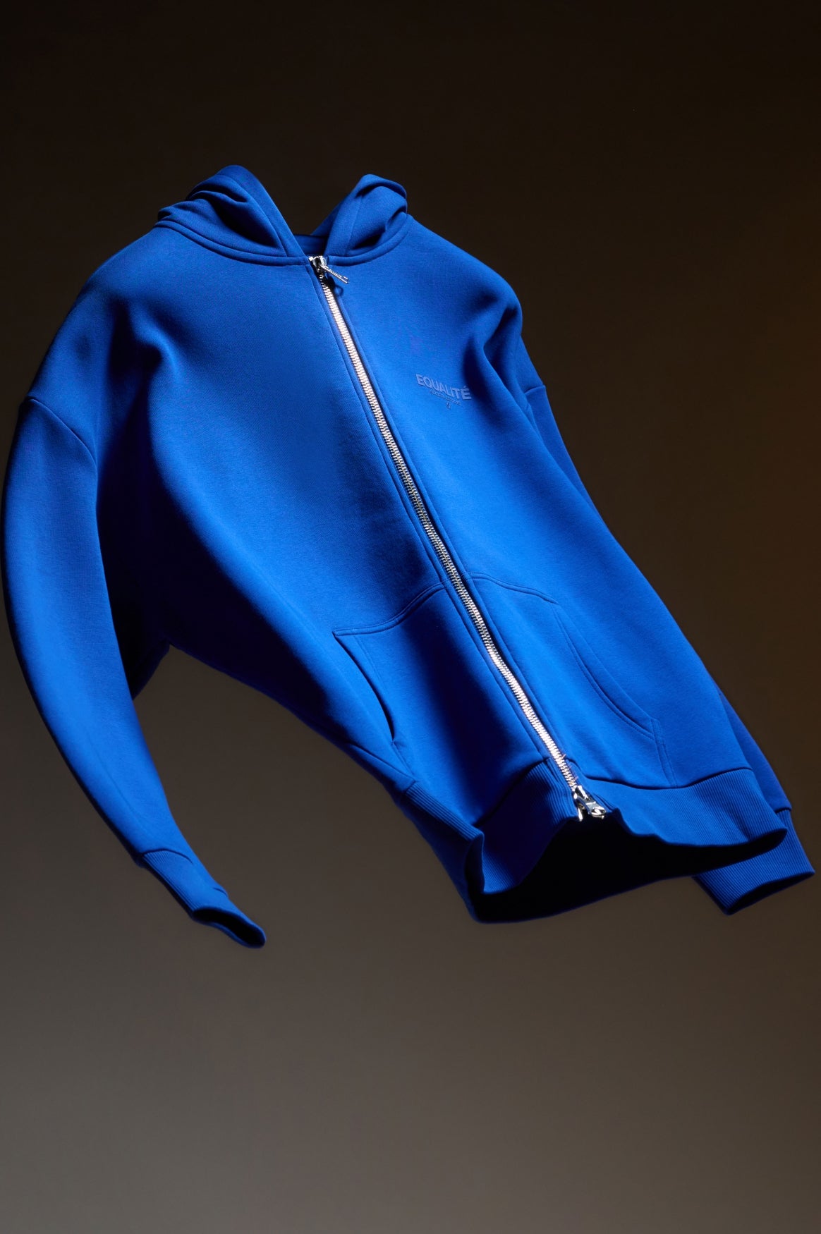 Societé Full Zip Hoodie | Blue & Blue