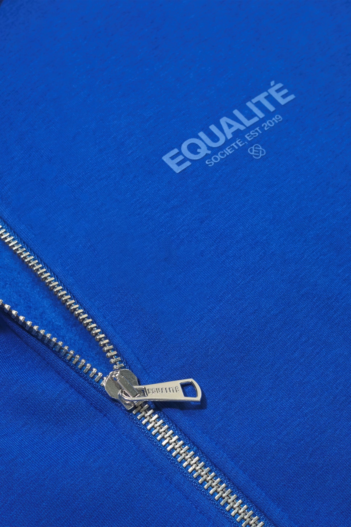 Societé Full Zip Hoodie | Blue & Blue