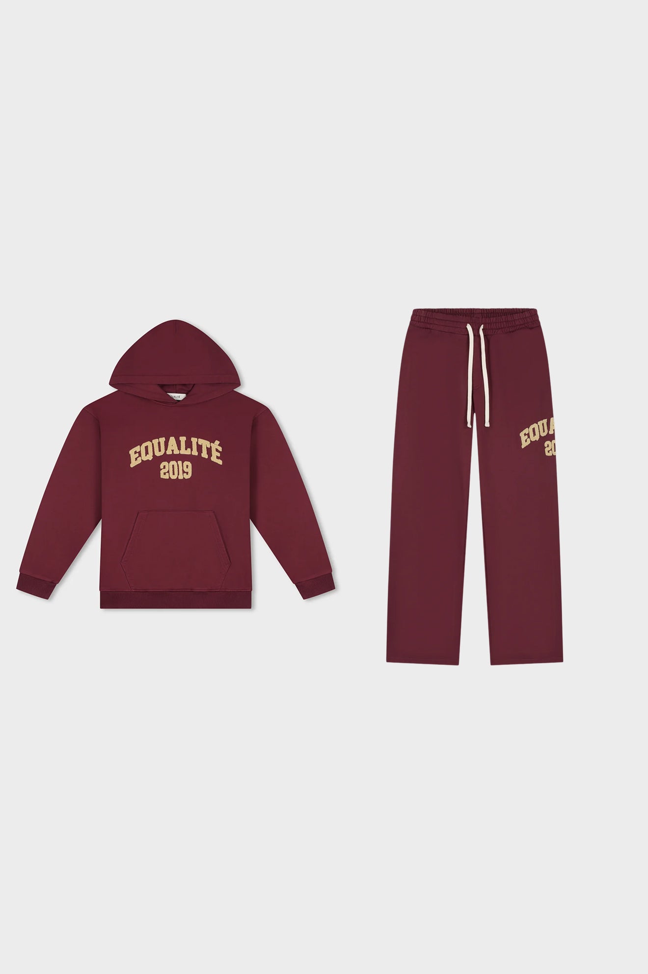 COLLECTIVE OVERSIZED SET | WASHED BURGUNDY