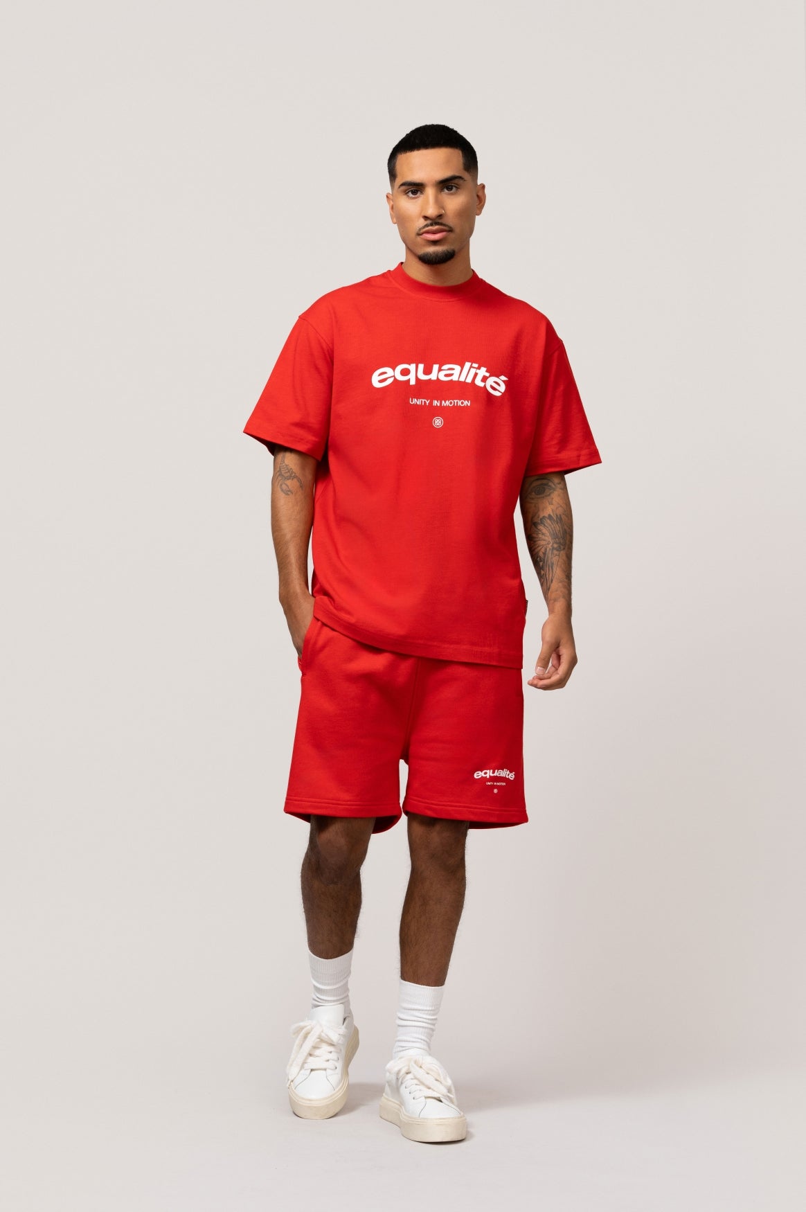CELESTE OVERSIZED TEE | RED