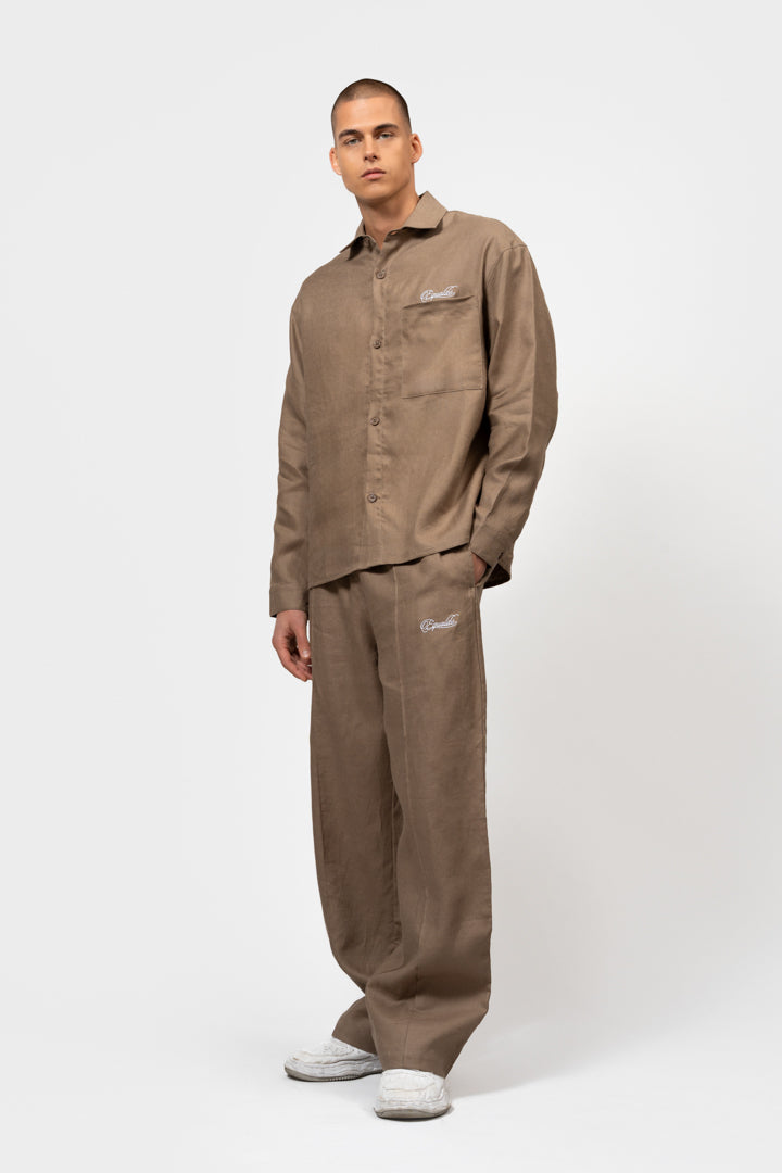 REMY LINEN PANTS | TAUPE