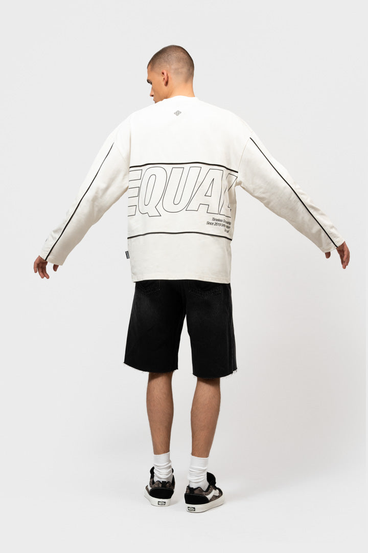 BRUNO LINE LONGSLEEVE TEE | OFF-WHITE
