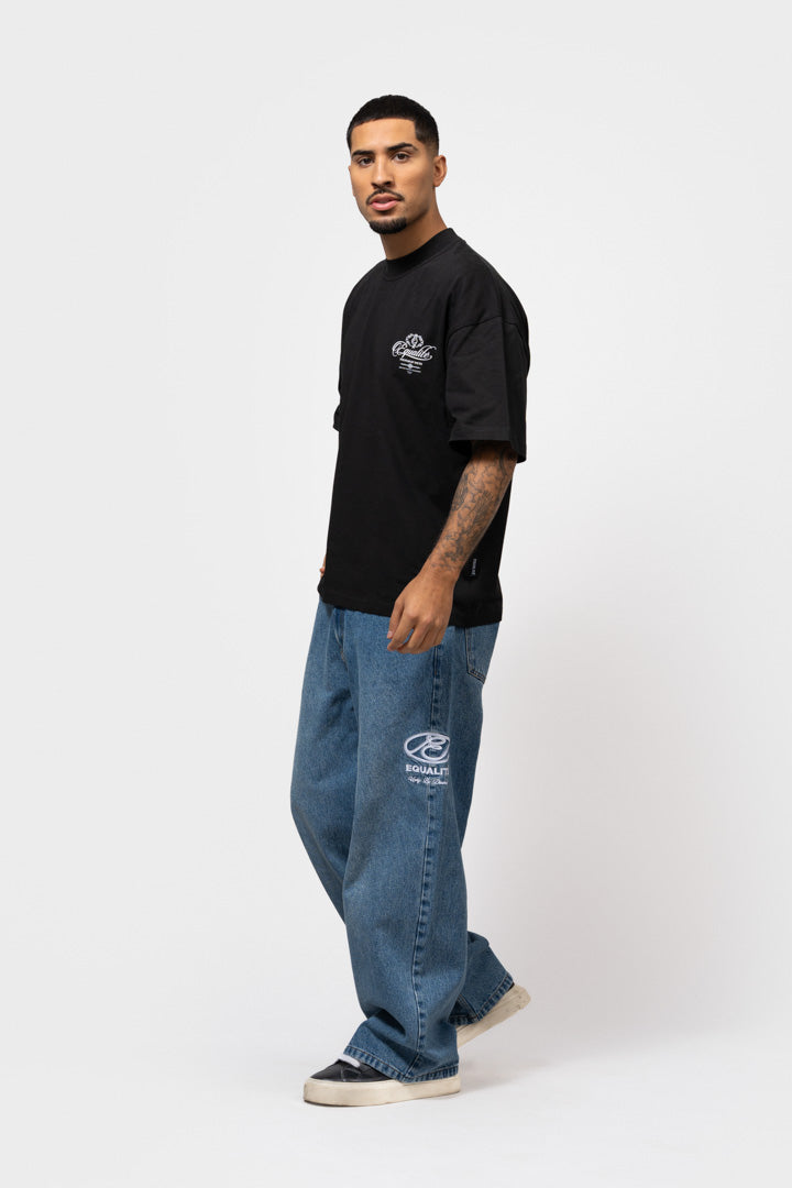 YUKI BOXY TEE 2.0 | BLACK
