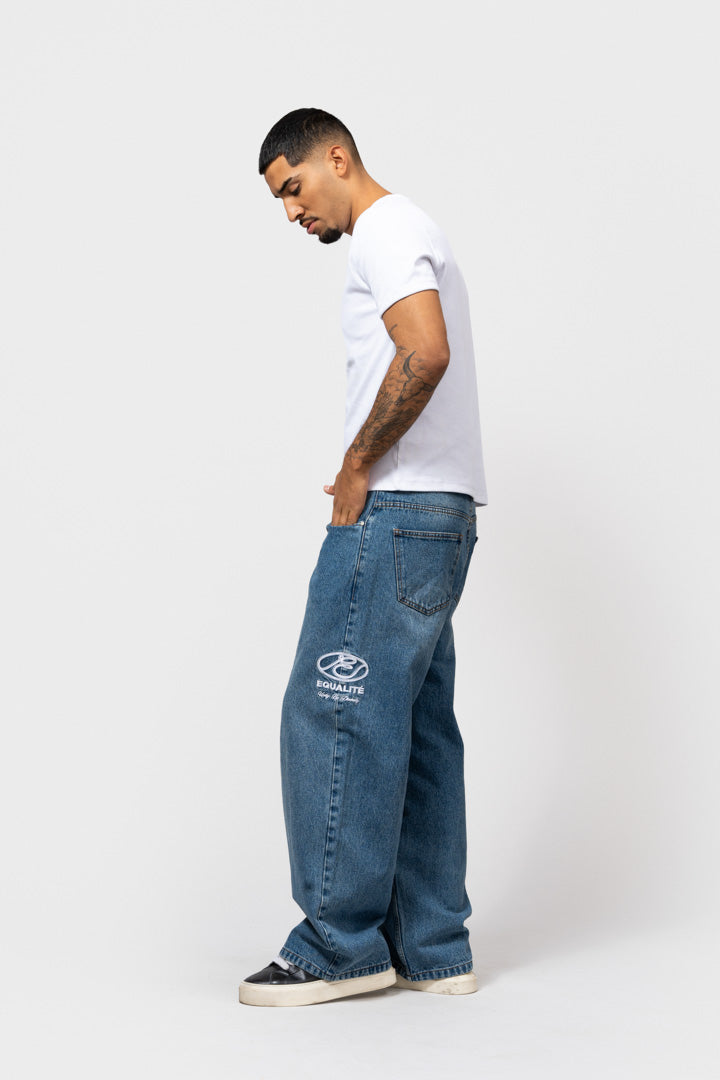 ARID LOOSE JEANS | BLUE