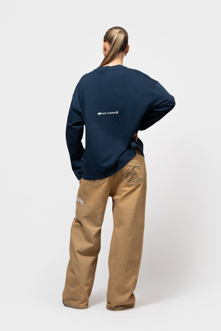 CELESTE LONGSLEEVE TEE | NAVY