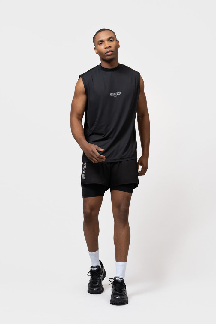 EVO 2-IN-1 SHORTS | BLACK