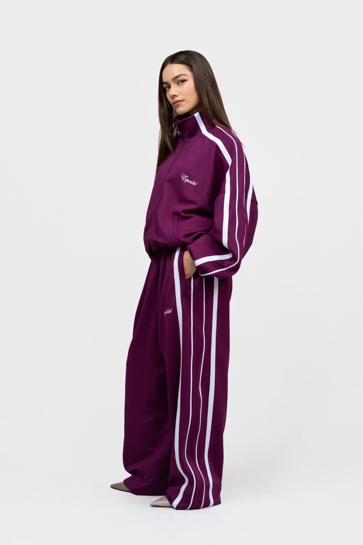 TRACK PANTS | DEEP PURPLE