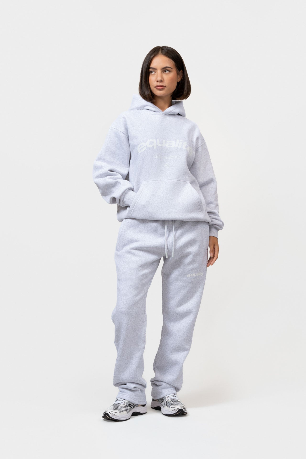CELESTE OVERSIZED HOODIE | MELANGE GREY