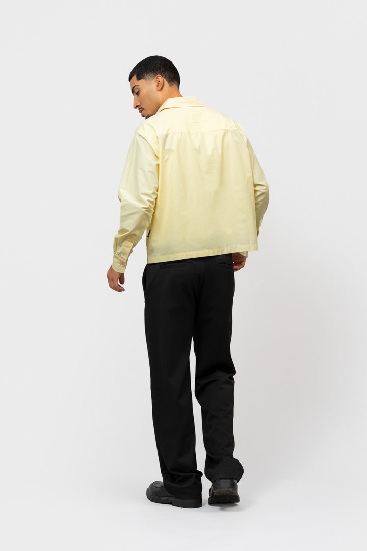 MILO BOXY LONGSLEEVE SHIRT | BUTTER YELLOW