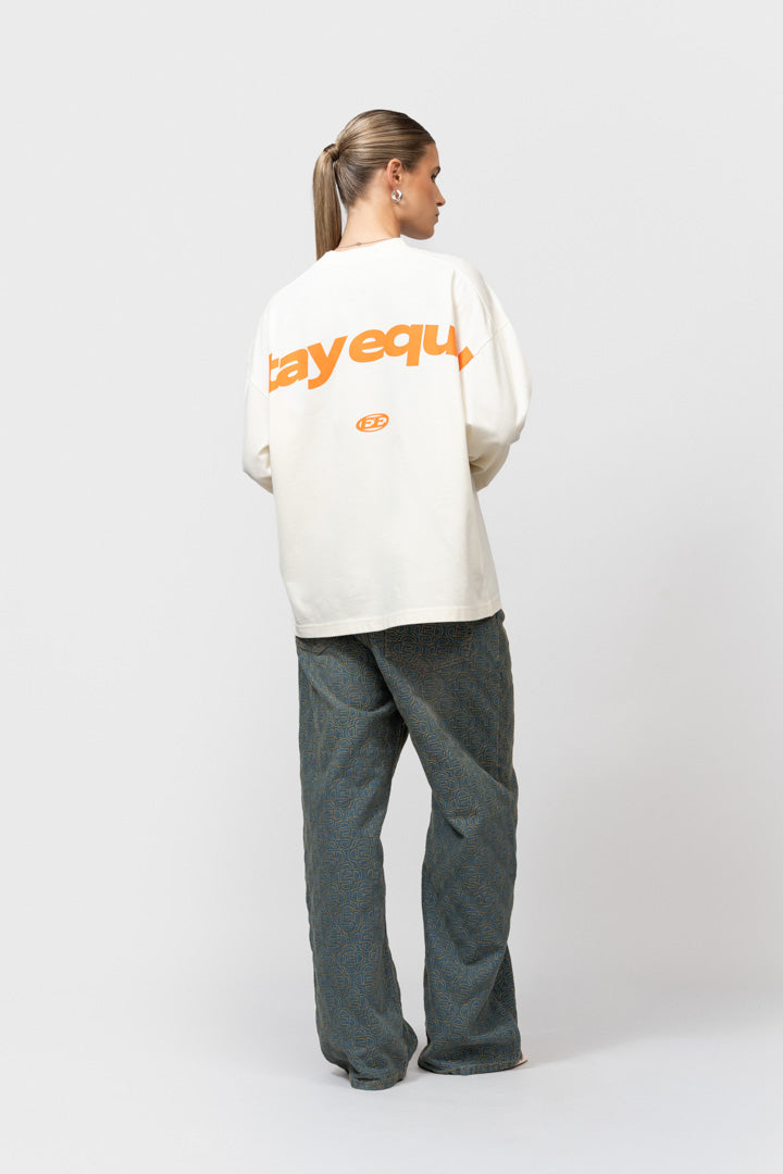 STAY EQUAL LONGSLEEVE TEE | OFF-WHITE