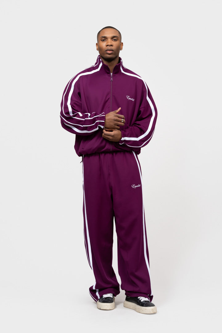 TRACK PANTS | DEEP PURPLE