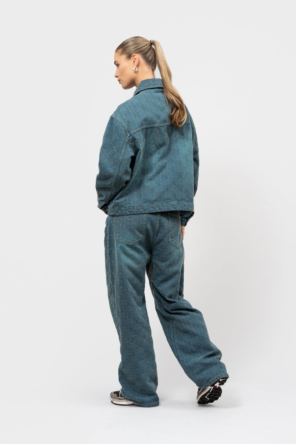 MONOGRAM DENIM JACKET | DARK BLUE