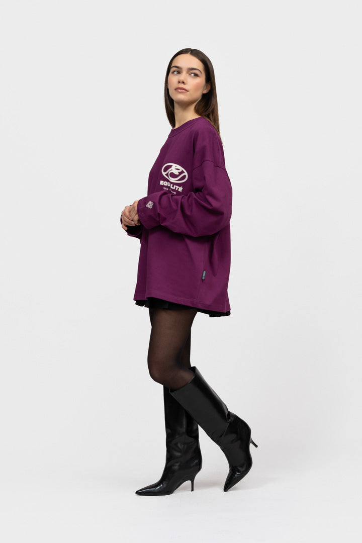ARID LONGSLEEVE TEE | DEEP PURPLE