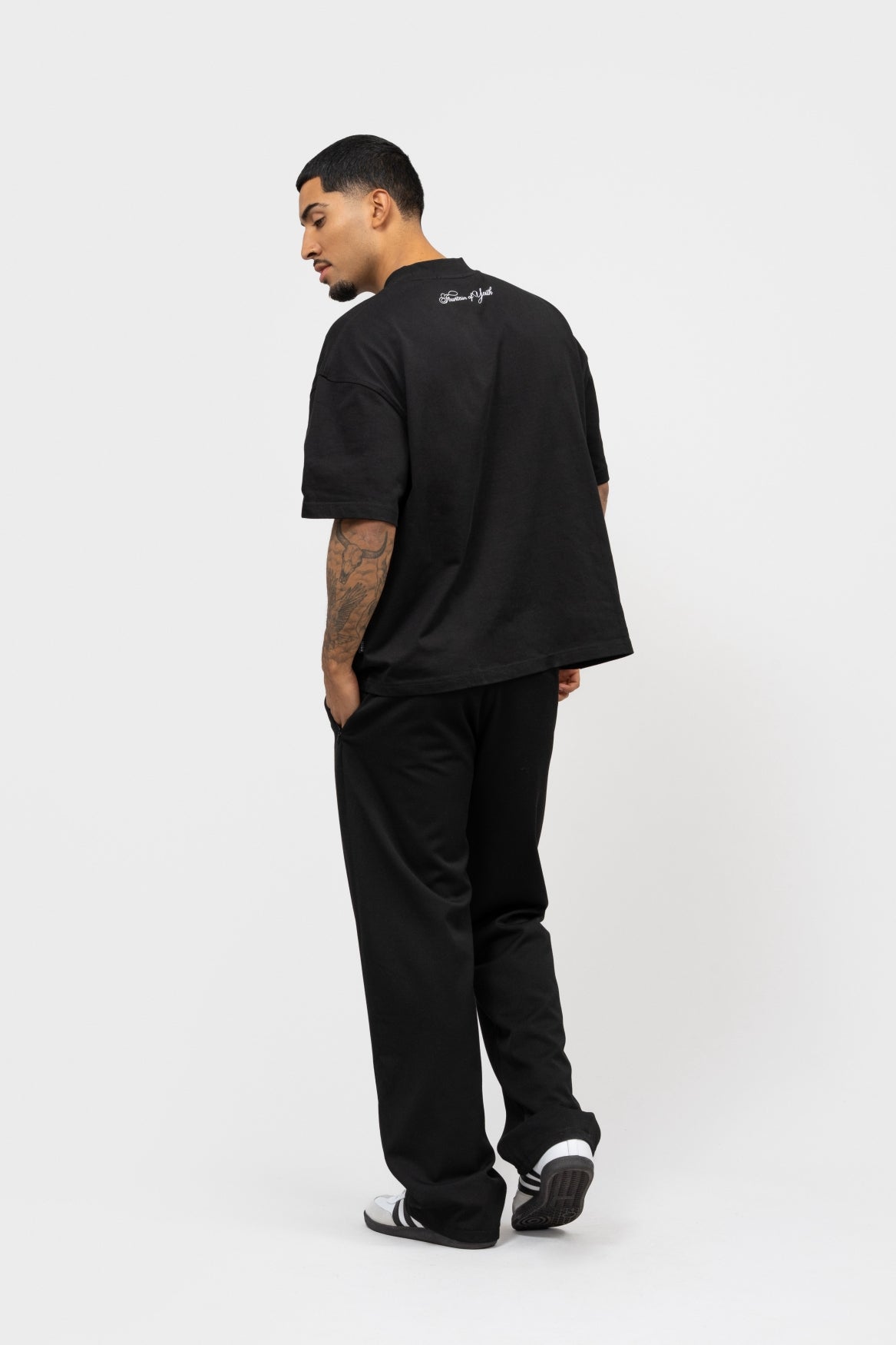 DANI BOXY FIT TEE | BLACK