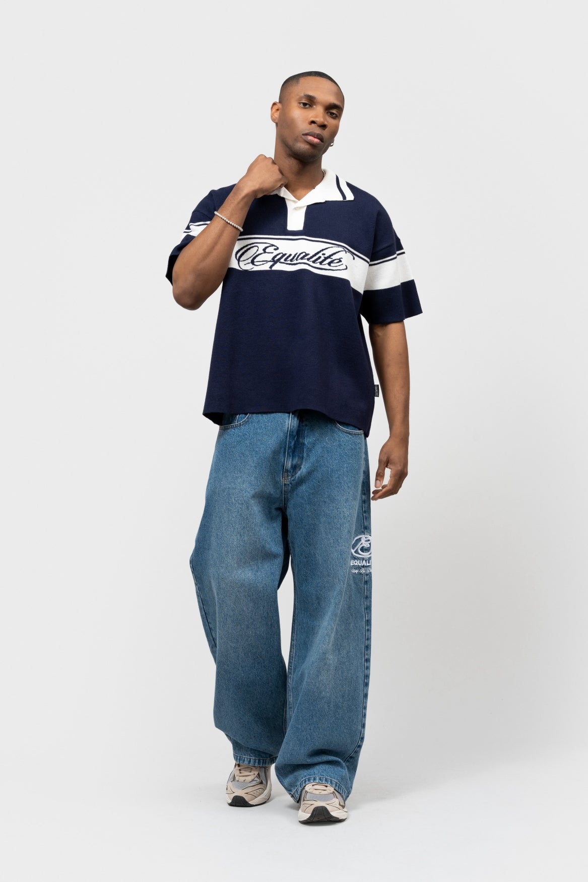 JADEN KNIT POLO | NAVY