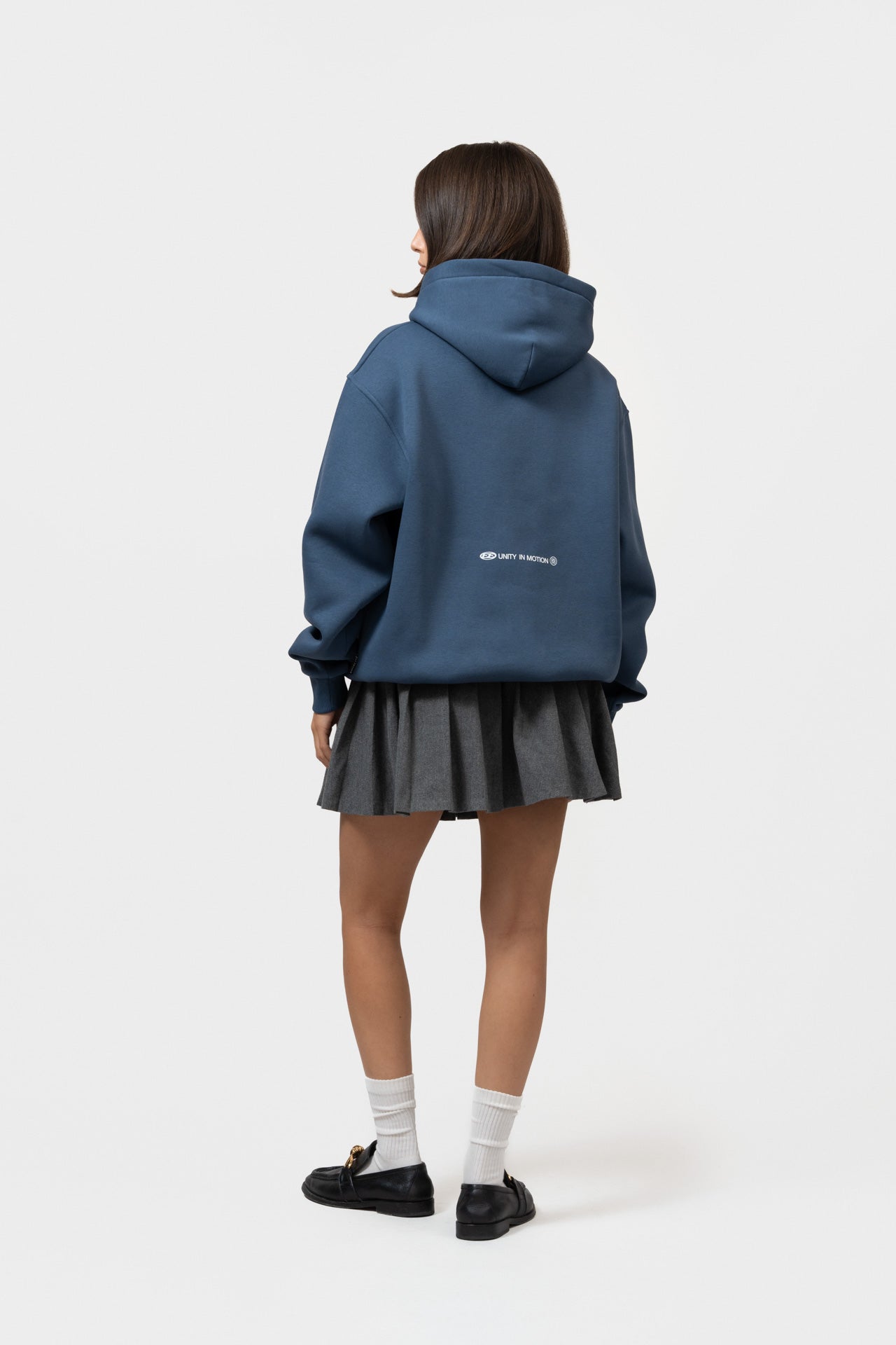 CELESTE OVERSIZED HOODIE | NAVY