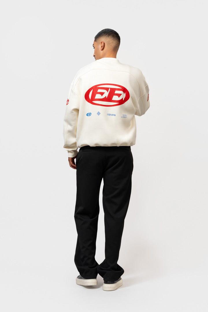 ARENA OVERSIZED SWEATER | OFF-WHITE