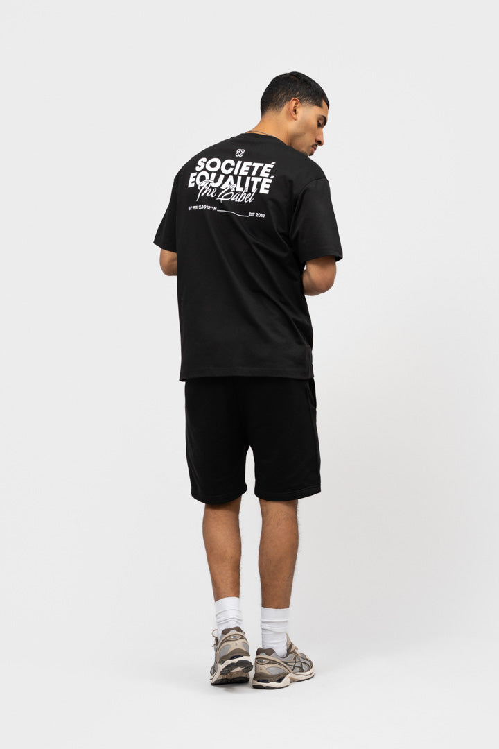 SOCIETÉ 2.0 OVERSIZED TEE | BLACK