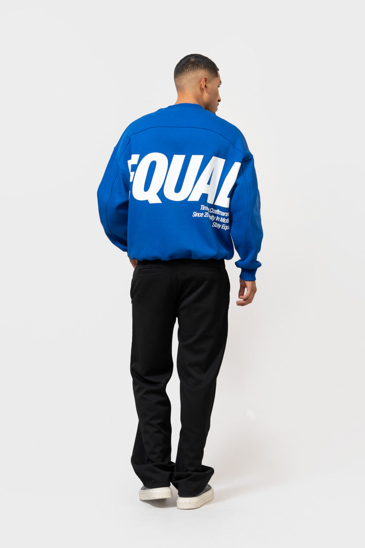 ELIA OVERSIZED SWEATER | BLUE