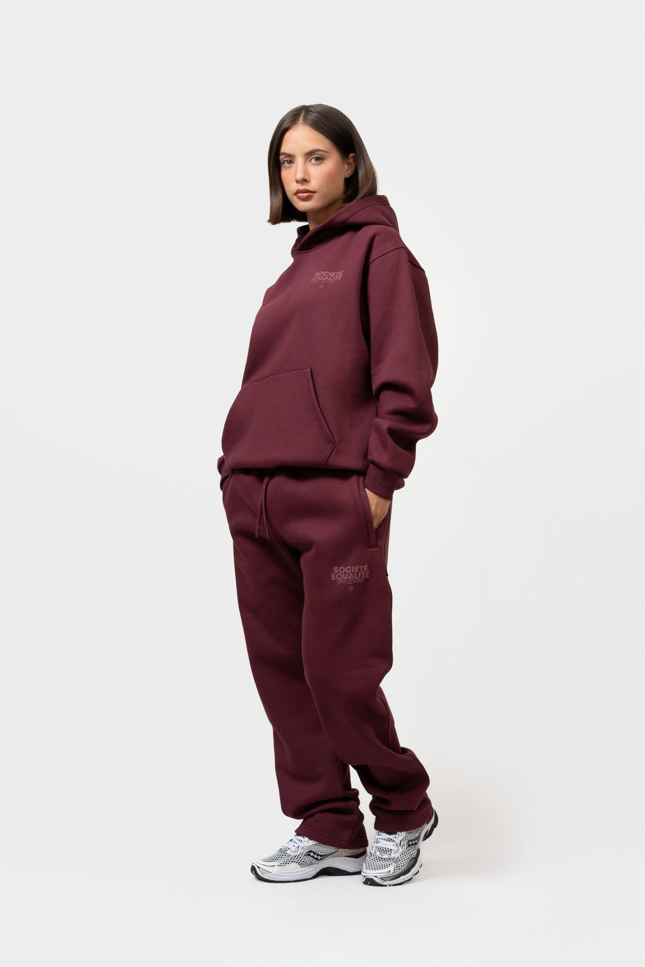 SOCIETÉ 2.0 TRACKSUIT | BURGUNDY & BURGUNDY