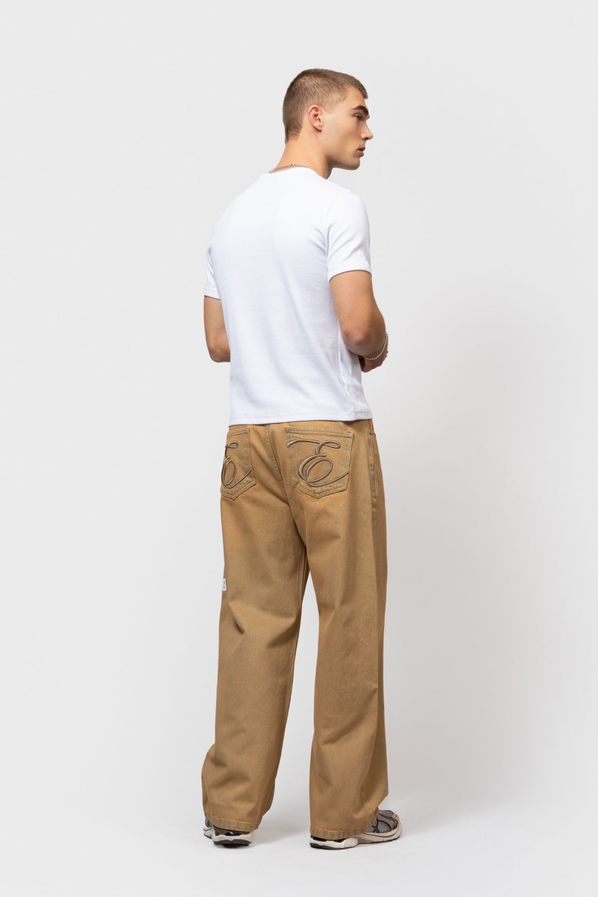 FEM BAGGY JEANS | SAND