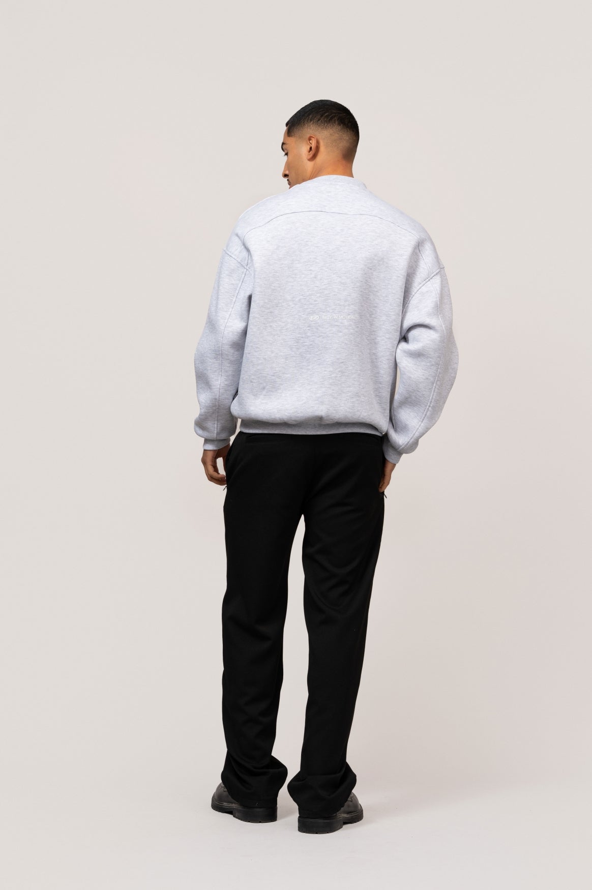Celeste Oversized Sweater | Melange grey