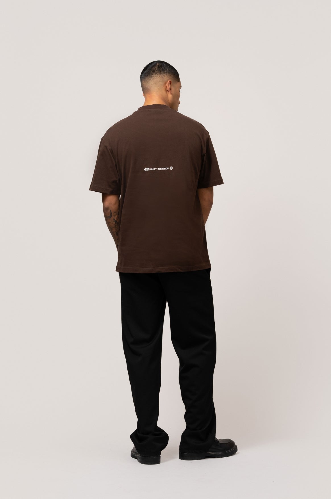 CELESTE BOXY TEE | BROWN