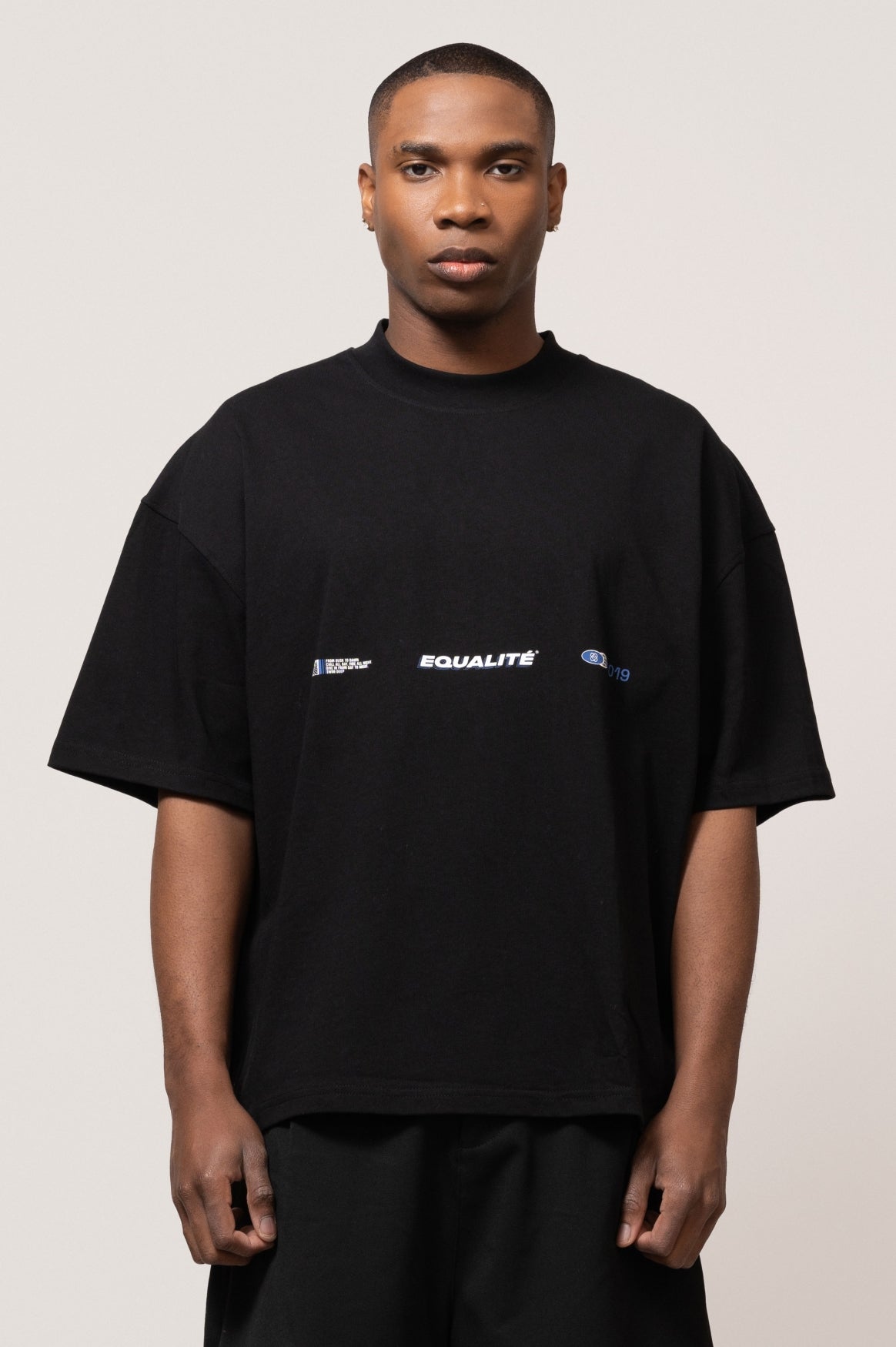 NOX BOXY TEE | BLACK
