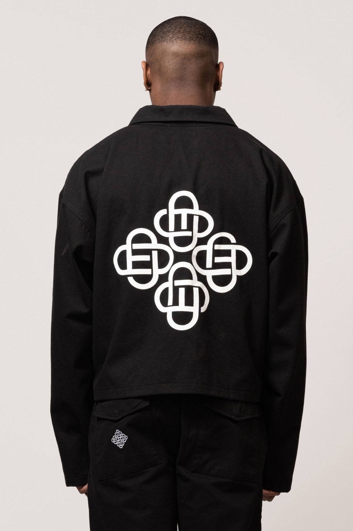 SYMBOL BOXY JACKET | BLACK