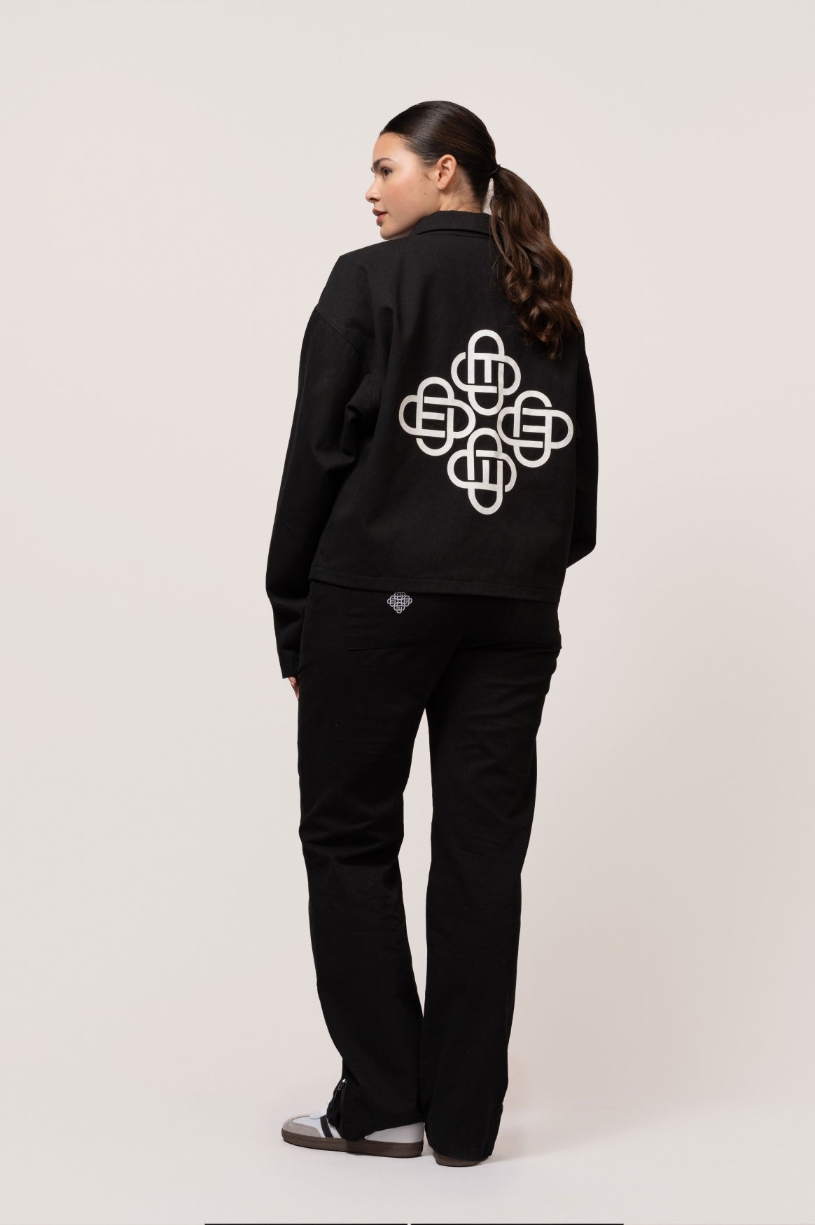 SYMBOL BOXY JACKET | BLACK