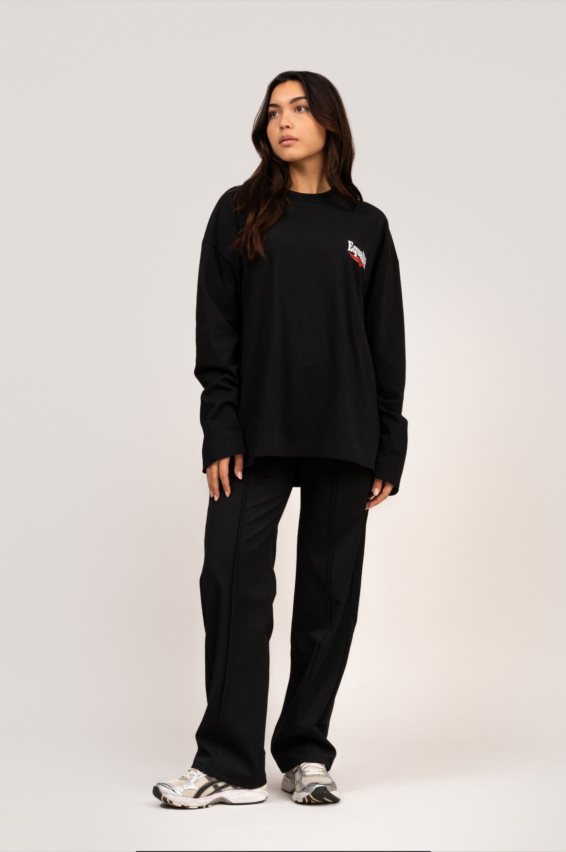 TYRZA LONGSLEEVE TEE | BLACK