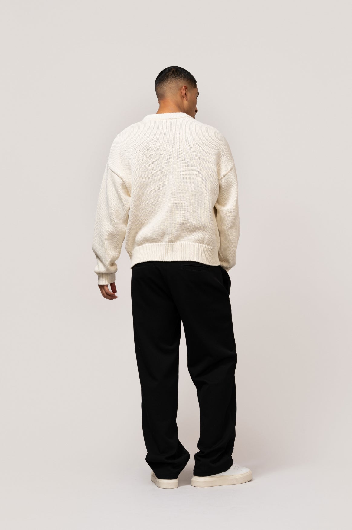 CELESTE KNIT SWEATER | OFF-WHITE