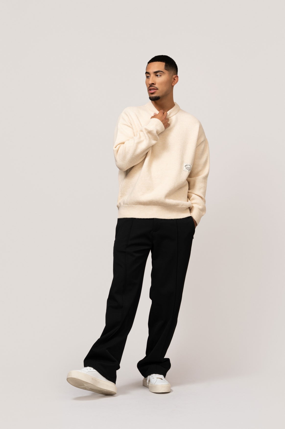 LUCIUS KNIT SWEATER | OFF-WHITE