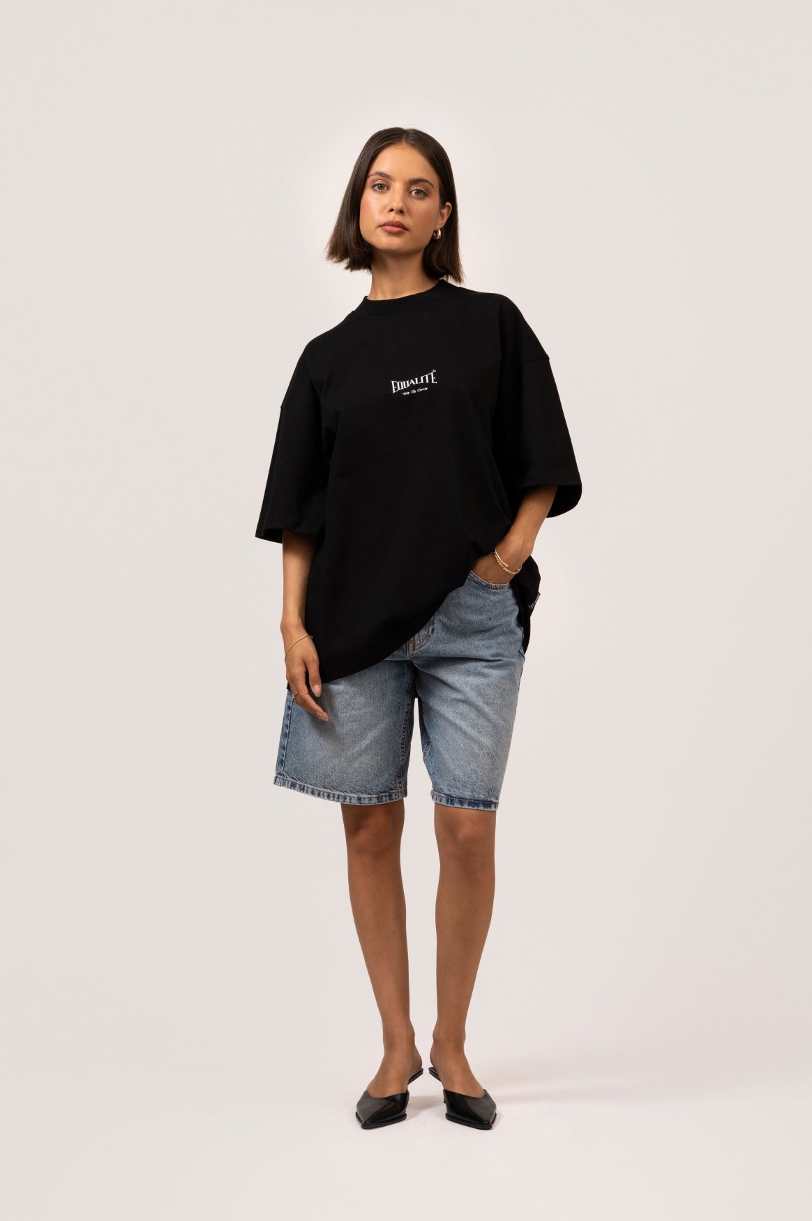 CHLOÉ BOXY TEE | BLACK