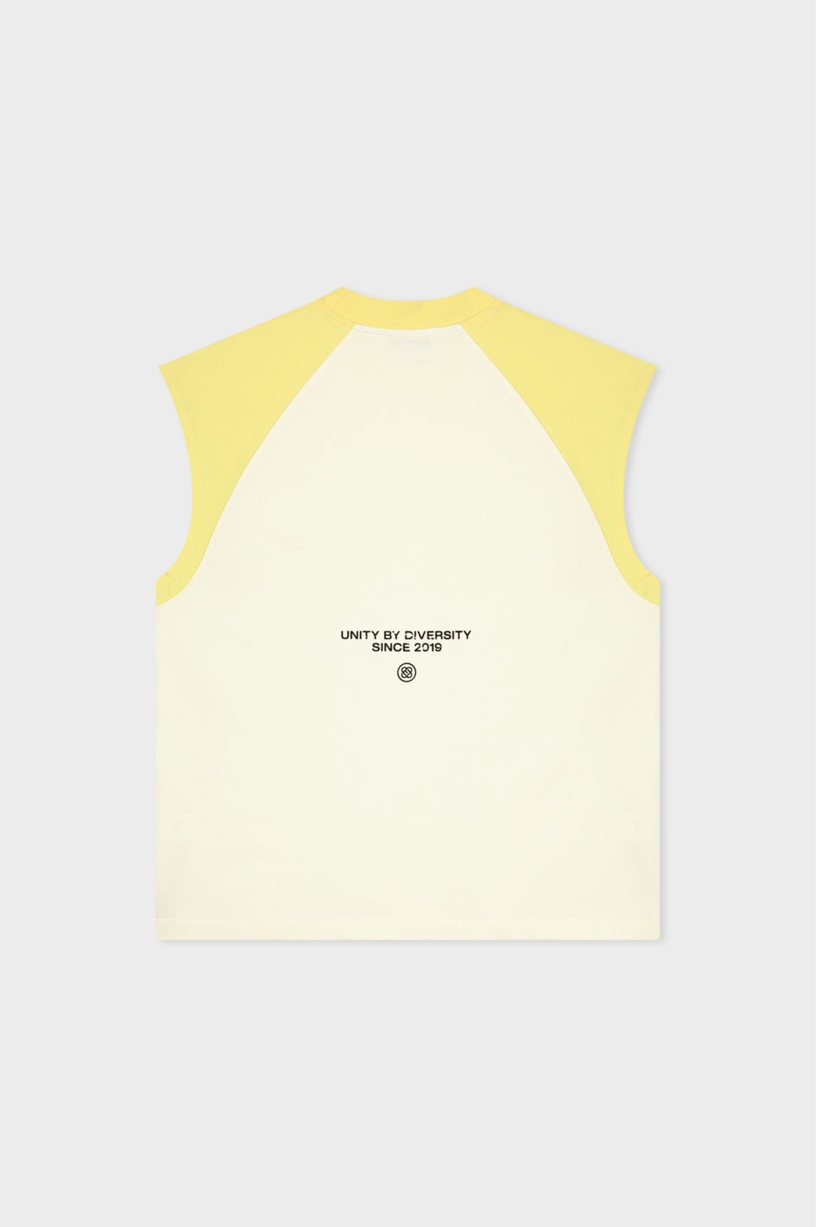 ELAN RAGLAN TANKTOP | OFF-WHITE & SOFT YELLOW