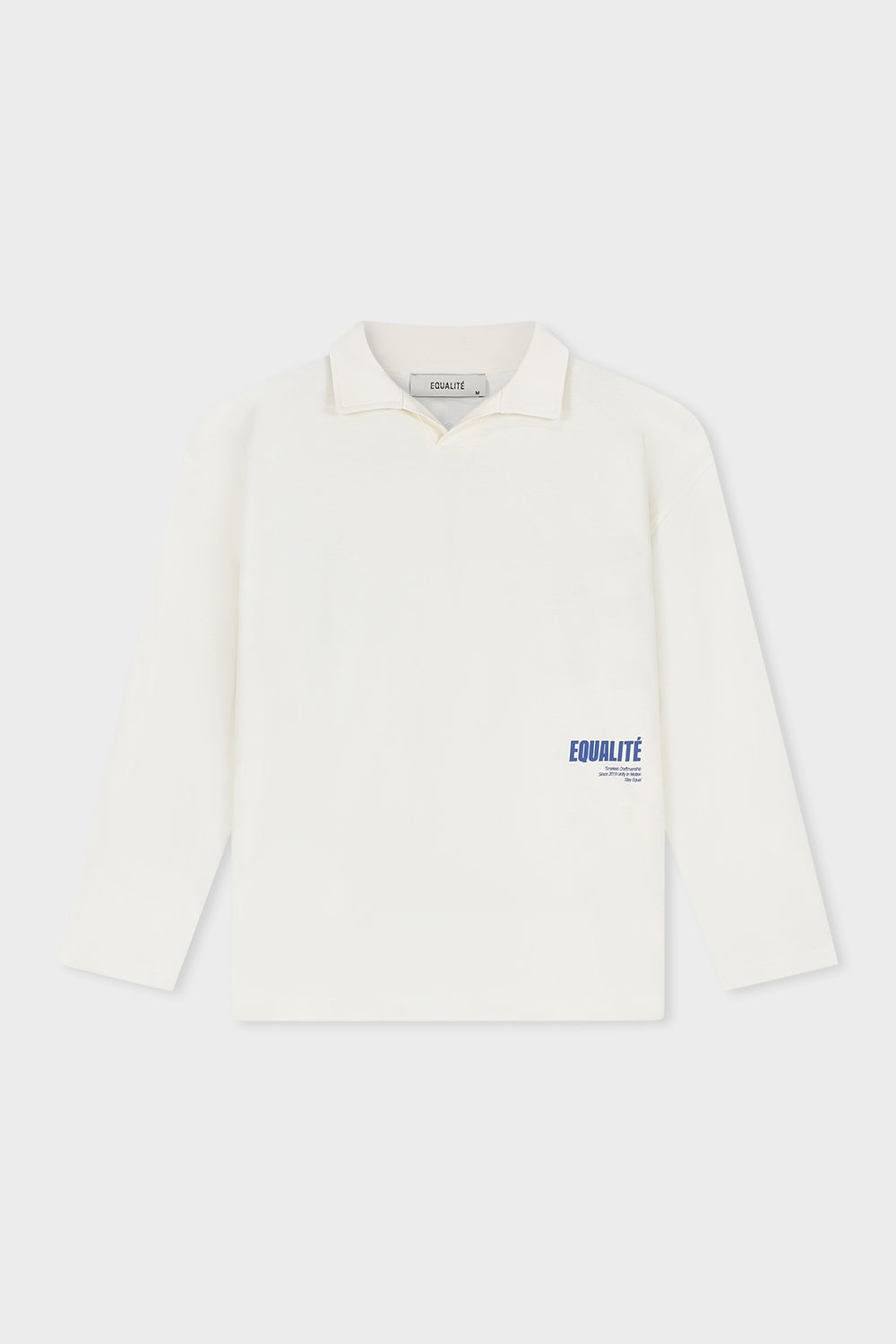 ELIA LONGSLEEVE POLO | OFF-WHITE