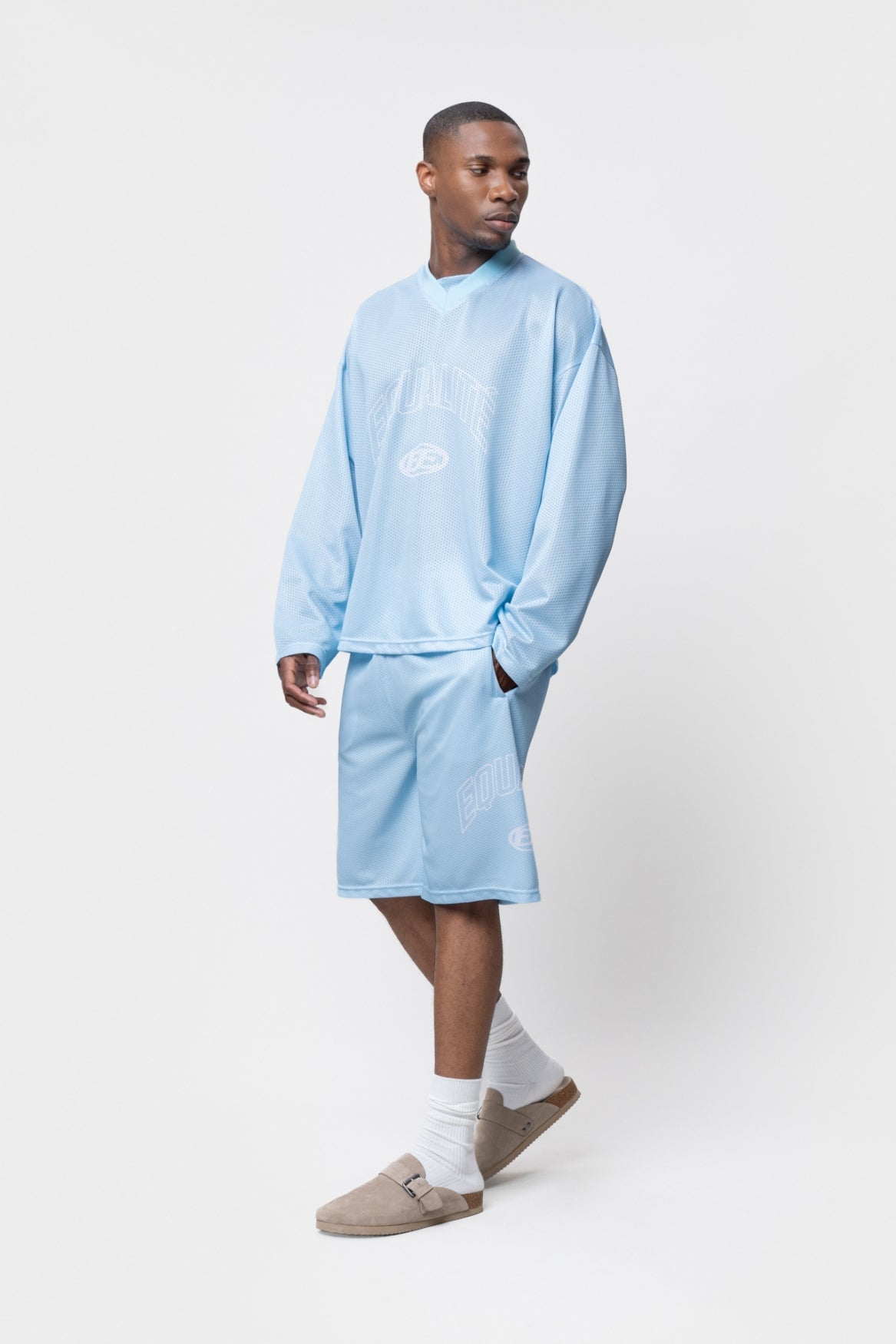 SENNA MESH SHORTS | LIGHT BLUE