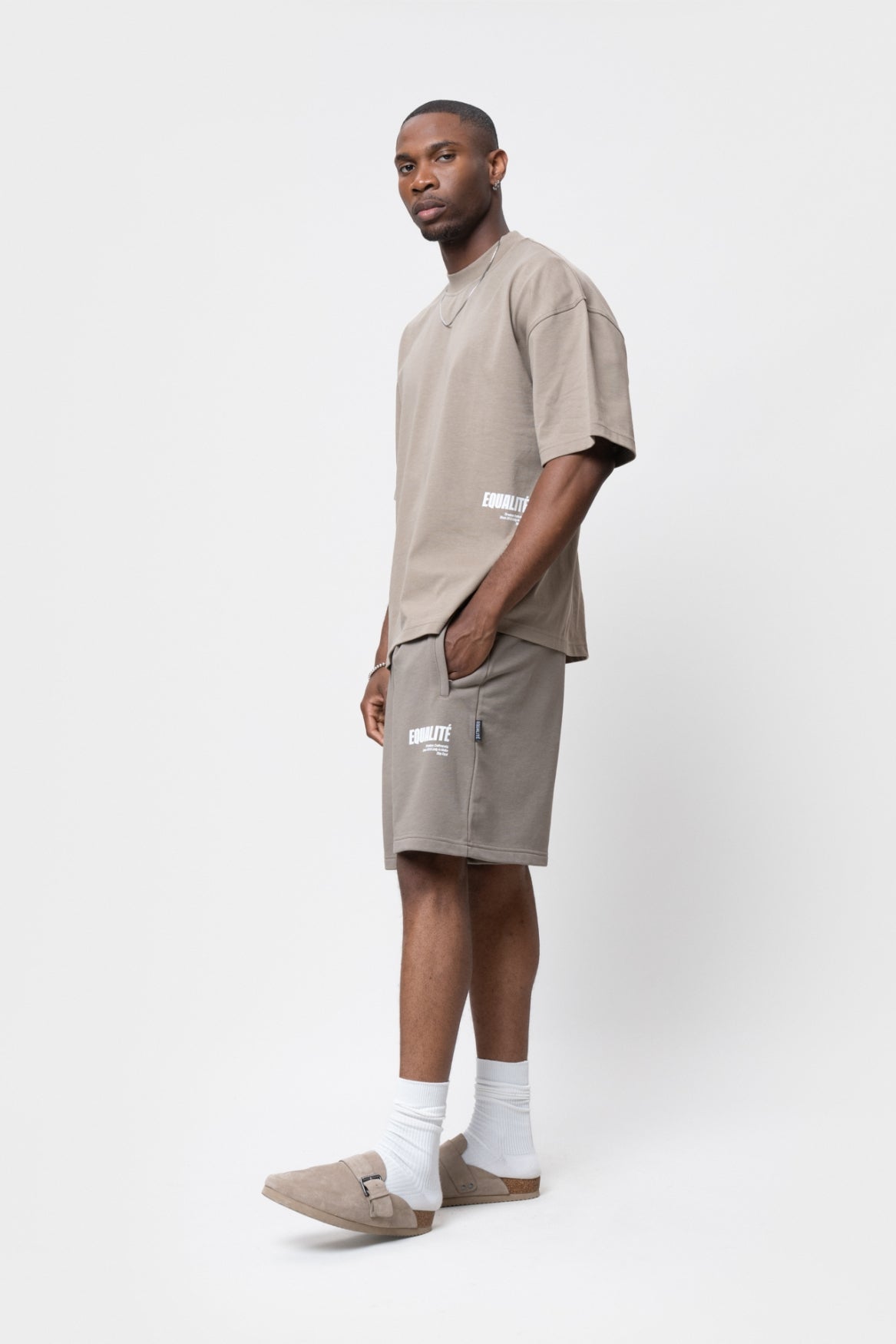 ELIA BOXY TEE | TAUPE